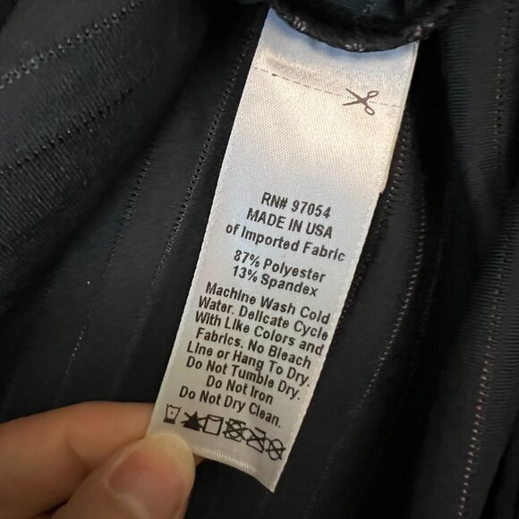 Lanston Sport Ribbed Striped Sweatshirt Sz L - Picture 8 of 13